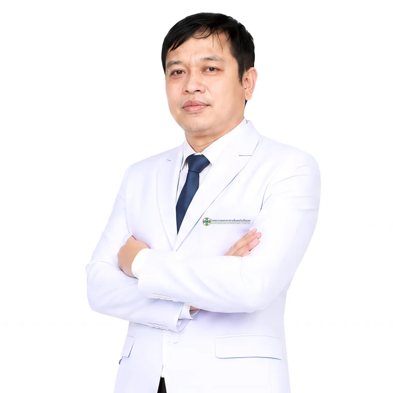 นพ.กฤษกร พงศ์พิมล ผู้บริหารโรงพยาบาลมหาสารคามอินเตอร์เนชั่นแนล