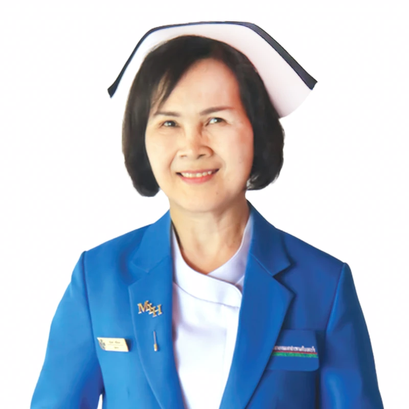 คุณสุวัลยา ศรีรักษา ผู้บริหารโรงพยาบาลมหาสารคามอินเตอร์เนชั่นแนล